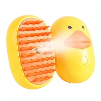 Перезаряжаемая кошачья силиконовая паровая щетка для удаления спутанной и выпавшей шерсти