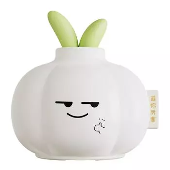 Перезаряжаемая лампа, силиконовый ночник в виде чеснока, мягкие огни с таймером на 30 минут, многофункциональные детские подарки, декор Kawaii