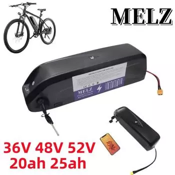 Перезаряжаемая литий-ионная батарея для мобильного телефона Hailong USB, подходит для Hailong 250 Вт-1000 Вт, 48 В 20 Ач со встроенным зарядным устройством BMS+54,6 В 2 А