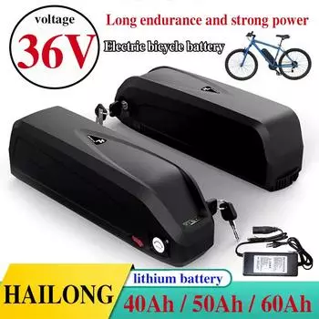 Перезаряжаемая литий-ионная батарея для мобильного телефона Hailong USB, подходит для аккумуляторных батарей Hailong 250 Вт-1000 Вт, 36 В 40/50/60 Ач 18650