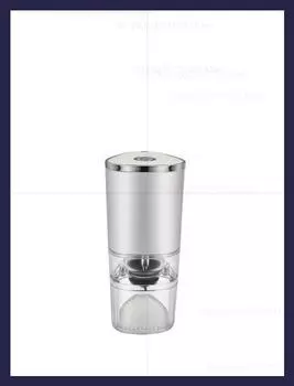 Перезаряжаемая USB Электрическая Кофемолка для Зернового Кофе Портативная Компактная Домашняя Кофеварка Управление в Одно Касание Идеально подходит для Путешествий и Свежего