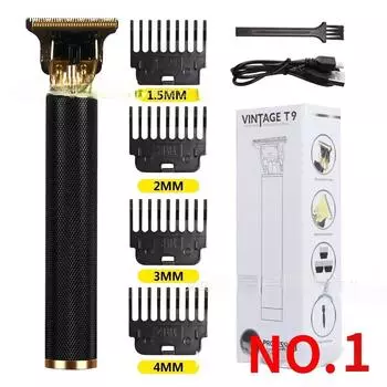 Перезаряжаемая водонепроницаемая электрическая беспроводная машинка для стрижки волос Мужская электрическая машинка для стрижки волос USB аккумуляторная бритва