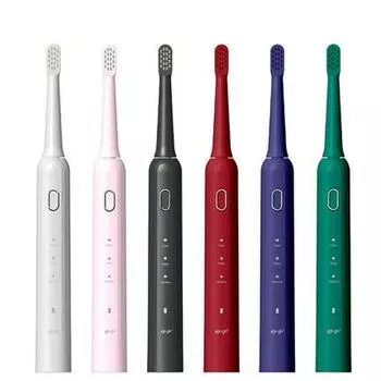 Перезаряжаемая водонепроницаемая электрическая зубная щетка Sonic с мягкой щетиной для взрослых, 3 скорости, портативная подарочная коробка 5000-10000 pieces