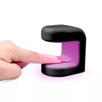 Перезаряжаемая вспышка?Излечивать?Светодиодная лампа 9 Вт портативная мини УФ 365 нм 405 нм беспроводная красная лампа для ногтей легкая с портом USB-кабеля белый