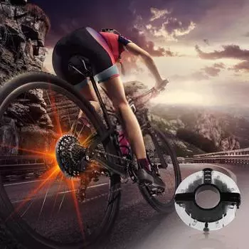 Перезаряжаемые фонари для колес велосипеда, водонепроницаемые светодиодные фонари для спиц велосипеда, 5 цветов, декоративный фонарь для безопасности велосипеда для детей и взрослых, ночная езда One Size