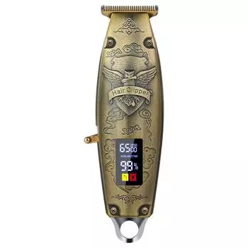 Перезаряжаемые машинки для стрижки волос, электрическая машинка для стрижки волос с кристаллами и металлом, парикмахерская, ретро масляная головка, электрическая машинка для стрижки волос, мужская электрическая бритва eagle