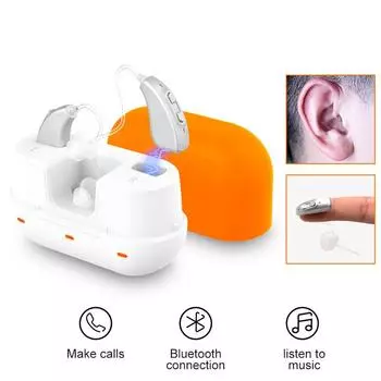 Перезаряжаемые слуховые аппараты для усилителя звука глухоты пожилого радиотелеграфа для пожилых людей