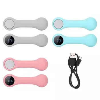 Перезаряжаемые умные гантели для похудения фитнес-гантели для женщин гантели с приложением для телефона курсы 0,75 тыс. Grey