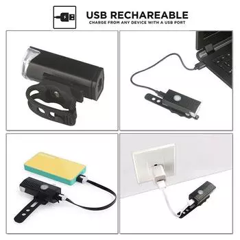 Перезаряжаемые велосипедные передние велосипедные фонари Передние задние фонари Задний фонарь для велосипеда Фара для велосипеда Аксессуары для велосипеда Фонарь безопасности для велосипеда