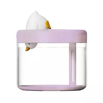 Перезаряжаемый 1200 мАч 800 мл Diving Duck портативный очиститель воздуха увлажнитель воздуха распылитель воды диффузор для спальни жёлтый