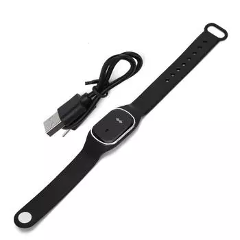 Перезаряжаемый интеллектуальный браслет от комаров, уличный браслет от комаров, черный