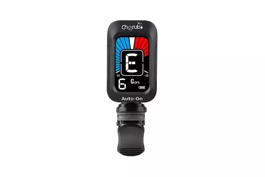 Перезаряжаемый клип-тюнер Cherub Возможность зарядки столько раз, сколько вам нужно Дисплей для зарядки через USB Несколько режимов настройки Также включает режимы укулеле и баса