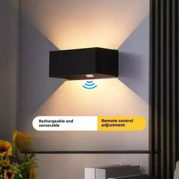 Перезаряжаемый магнитный настенный светильник с индукцией человеческого тела, у кровати, без проводов, без пробивки, настенный светильник для коридора