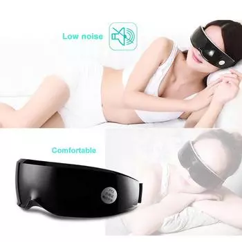 Перезаряжаемый массажер для глаз, электрическая вибрация, магнитная терапия, иглоукалывание, массажер для глаз, усталость глаз, ПУ US Plug