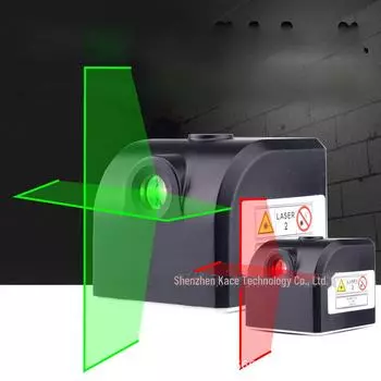 Перезаряжаемый мини-лазерный уровень с красной и зеленой подсветкой для домашнего декора