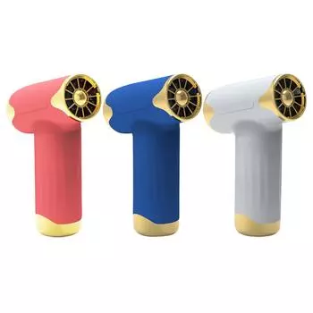 Перезаряжаемый мини-турбоструйный вентилятор, вентилятор для кемпинга, воздуходувка для охлаждения, очистки FR красный