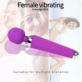 Перезаряжаемый персональный массажер-палочка, тихий и водонепроницаемый для снятия напряжения One Size