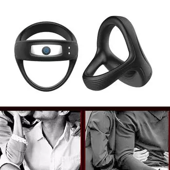 Перезаряжаемый силиконовый усилитель интимной близости для мужчин и пар, задерживающий эякуляцию и увеличивающий удовольствие от секса A