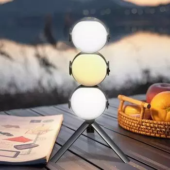 Перезаряжаемый светильник для кемпинговой палатки типа C, 2400 мАч, портативный аккумулятор, водонепроницаемая уличная рабочая лампа A