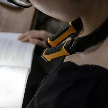 Перезаряжаемый светодиодный фонарь для чтения на шею - два уровня яркости, идеально подходит для чтения, вязания, кемпинга и ремонта светодиодный рабочий фонарь жёлтый