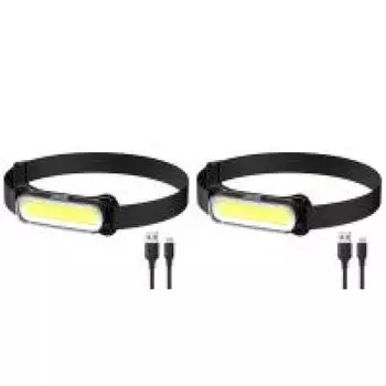 Перезаряжаемый светодиодный налобный фонарь с 3 режимами работы, налобный фонарь для бега, кемпинга, пешего туризма