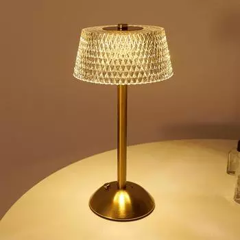 Перезаряжаемый светодиодный ночник сенсорный ночник для спальни спальня кабинет прикроватная атмосфера украшение стеклянные светодиодные настольные лампы