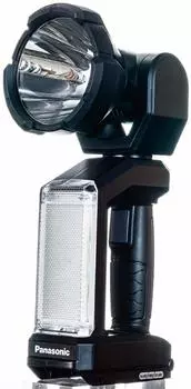 Перезаряжаемый светодиодный точечный светильник Panasonic с широким диапазоном действия, основной блок, только комплект и зарядное устройство, продается двойной точечный светильник 1500 лм, широкий свет 500 лм, рабочий светильник, электрические работы чёр