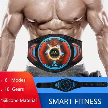 Перезаряжаемый USB-порт для похудения. Тренировка мышц. Артефакт. Пояс из приятного для кожи материала. Сжигатель жира. Тонкий живот и красивые ноги. 6 режимов. 18 скоростей.