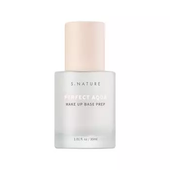 PERFECT AQUA MAKEUP BASE PREP Идеальная основа под макияж с аква-эффектом Подготовка к макияжу с кожным салом зеленого сорта Регулировка влажности и пор Предотвращает жирный блеск чистый