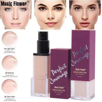 Perfect Cover BB Cream Shine Nourish Concealer Увлажняющий стойкий макияж Тональный крем для лица 1