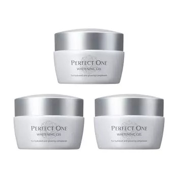 PERFECT ONE Gel Лечебный отбеливающий гель 75 г на 3 месяца Уход за кожей Отбеливание Все в одном Квази-лекарство (Набор 3) (приблизительно. поставка)