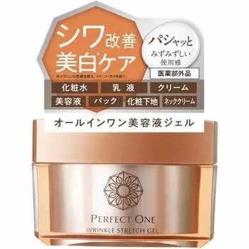 PERFECT ONE Quasi-drug All-in-one Gel Medicated Wrinkle Stretch Gel 50g (Renewal Single Item) (About 1 Month s Supply)