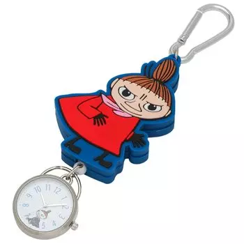 [Perfect World] Women s Pocket Watch Analog Moomin Rubber Reel KC G Navy MOM019-3