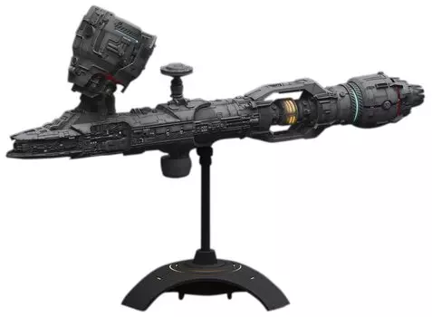 Perfection Industry Company Dream Gear Arkhitect Spaceship Total length 272mm Color coded plastic model (Architect Spaceship) approx.