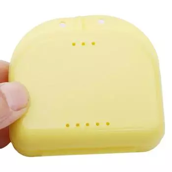 Перфорированная стоматологическая коробка для хранения брекетов для протезов None белый