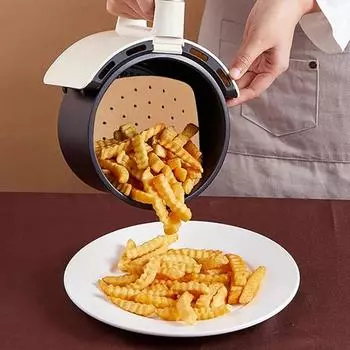 Пергаментная бумага 7/8/9 дюймов, 100 шт., квадратная, неотбеленная, перфорированная, для фритюрницы, пароварки, духовки, жарки курицы, аксессуары для фритюрницы