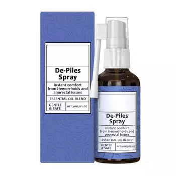 Перианальный увлажняющий спрей - Ежедневный уход, Использовать по мере необходимости для увлажнения перианальной области, Удобный спрей для ухода 30 мл One Size