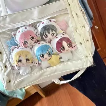 Периферийные куклы аниме, креативные подарки, детская кукла-компаньон в подарок на день рождения, плюшевая кукольная игрушка, 1 шт, 3,9 дюйма One Size