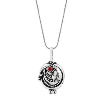 Периферия для кино и телевидения, Ожерелье с вербеной вампирской памяти, Открывающийся и закрывающийся кулон, Парная цепочка для ключиц серебряный