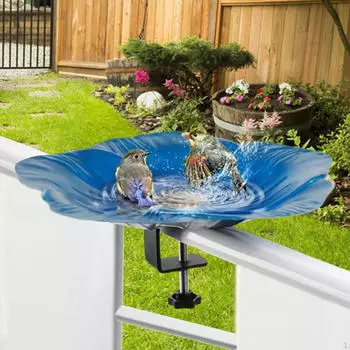 Перила палубы кормушка для птиц поднос садовая ванна для балкона идеальный подарок компактное украшение