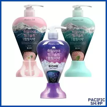 [Perioe] Зубная паста с розовой солью Himalaya Pumping 285 г (White Label Biome, Ледяная мята, Цветочная мята) White Label Biome