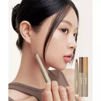 Peripera [2 упаковки] V-образный стик для смешивания 002 DEEP BROWN/002 DEEP BROWN