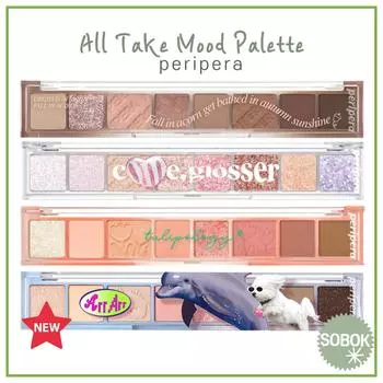 [Peripera] All Take Mood Palette 16 цветов теней для век