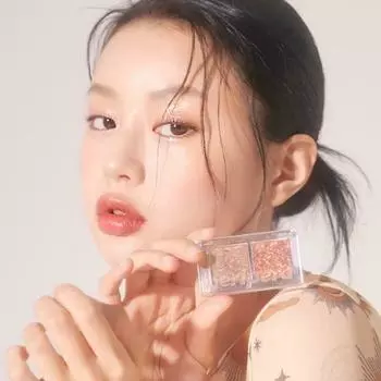 Peripera Duo Pocket Glitter Shadow 2 цвета