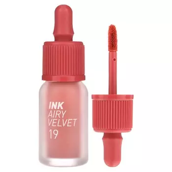 Peripera, Ink Airy Velvet Lip Tint, 19 Elf Light Rose, 4 г (0,14 унции)