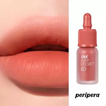 Peripera Тушь The Airy Velvet Tint 4 г, нет. 3 Мантуп Коралл, 1 упаковка