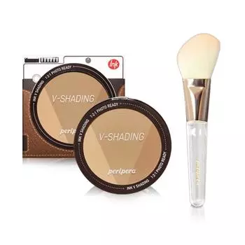 Peripera Ink V Shading + Shading Brush, 1 pc, No. 1 Almond Brown + Brush