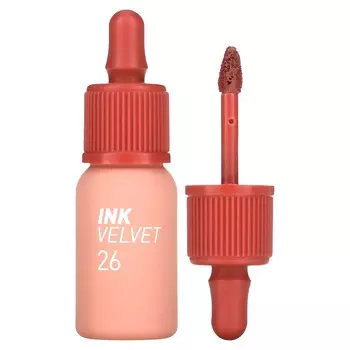 Peripera, Ink Velvet Lip Tint, 26 Wellmade Nude, 4g (0.14oz)