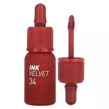 Peripera, Ink Velvet Lip Tint, 34 Red Sohwaghaeng, 4g (0.14oz)