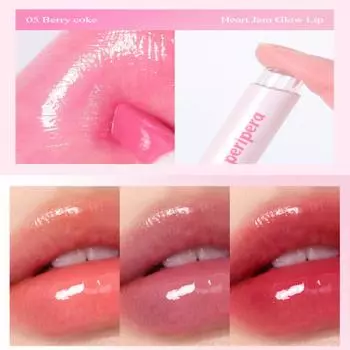[peripera] NCT s Pick Heart Jam Glow Lip 9 цветов | Блестящий тающий бальзам / Стойкий корейский макияж губ / Блеск-стик в форме сердца / Тающий